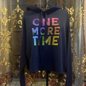 Broadway cropped oversized hoodie ~ rare